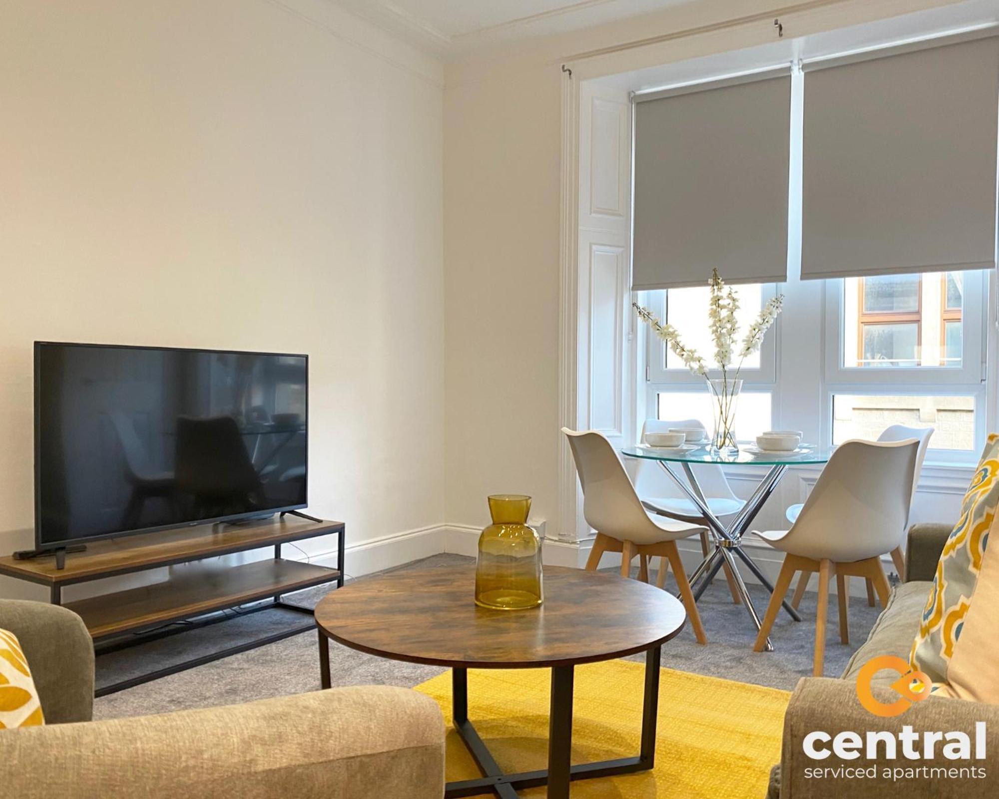 Central Serviced Apartments - Cosy 1 Bedroom - Modern - Close To Transport Links - Quiet Neighbourhood - Fast Wifi - Fully Equipped - Smart Tvs In All Rooms - Monthly Stays Welcome - Free Street Parking - Ideal Relocation To Dundee Accommodation Exteriör bild